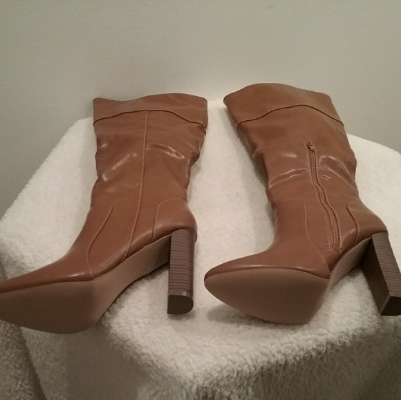 Sociology Shoes - Sociology High Heel Wide Calf Boots - Size 11